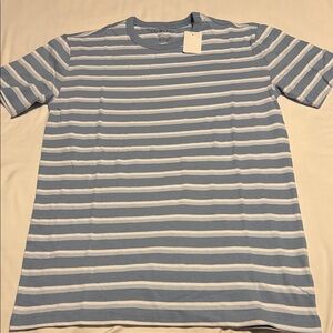 Crewcuts Blue and White Striped Tee